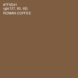 #7F5D41 - Roman Coffee Color Image